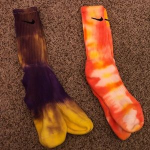 ✨Tie Die Nike Crew Socks✨